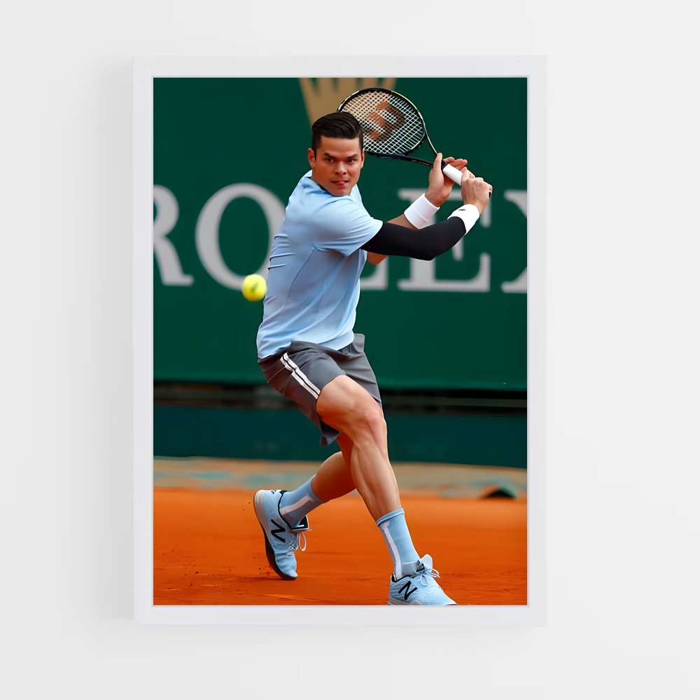 Poster Milos raonic – affiche Tennis (vue 3)